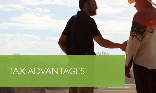 men shaking hands - tax advantages